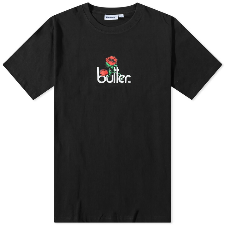 Photo: Butter Goods Men's Windflowers T-Shirt in Black