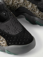 Oakley Factory - Flesh Jacquard-Knit, Suede and Mesh Slip-On Sneakers - Green