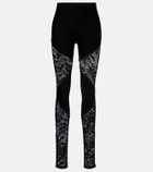 Nina Ricci Lace-trimmed legging