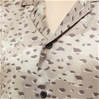 Stampd Men's Printed Camp Collar Vacation Shirt in Camo Leopard