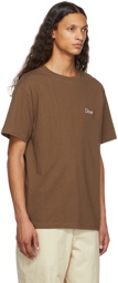 Dime Brown Classic Logo T-Shirt