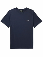 A.P.C. - Item Logo-Print Cotton-Jersey T-Shirt - Blue