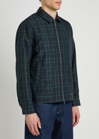 Les Deux Como Coach Checked Twill Jacket Navy