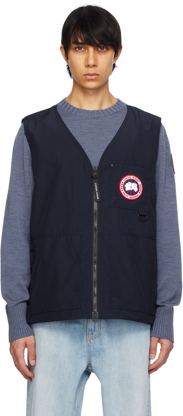 Photo: Canada Goose Navy Canmore Vest