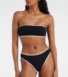 Toteme Bandeau jersey bikini top