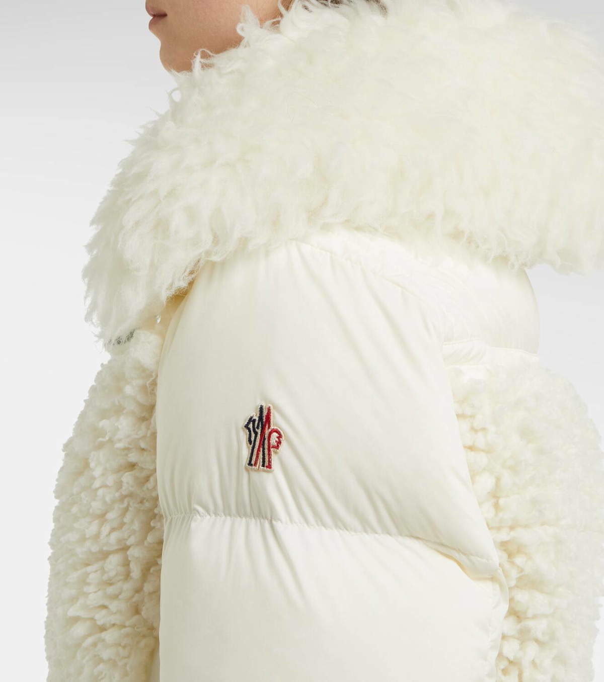 Moncler Grenoble Faux fur-trimmed ski suit Moncler Grenoble