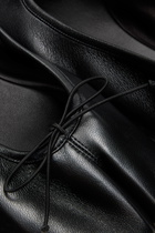 CHRISTEN SSENSE Exclusive Black Tabi Stretch Ballerina Flats