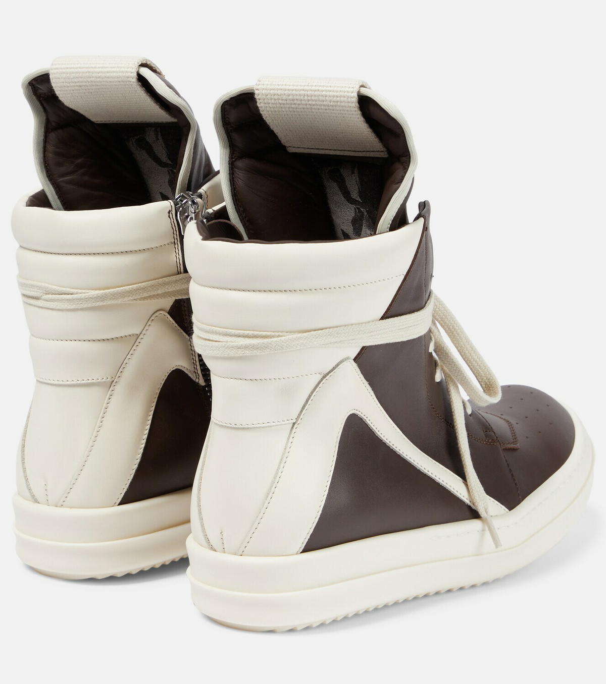 Rick Owens Geobasket leather high-top sneakers Rick Owens