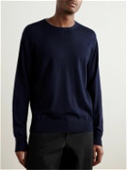 Peter Millar - Excursionist Flex Merino Wool-Blend Sweater - Blue