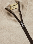 Purdey - Cashmere Zip-Up Cardigan - Neutrals