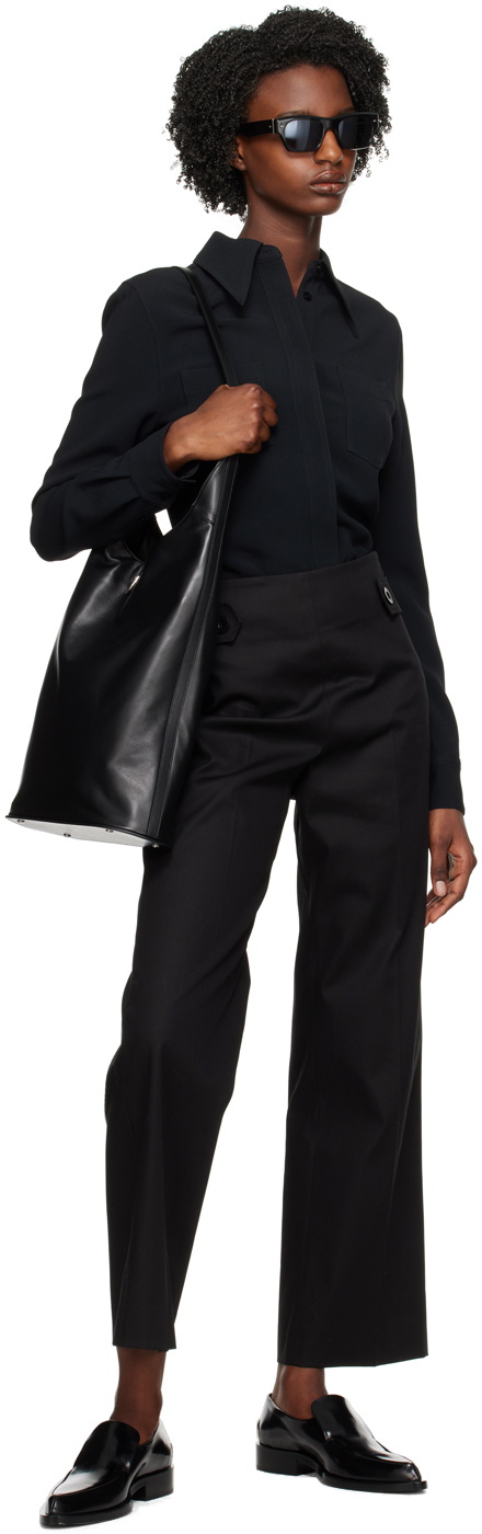 DURAZZI MILANO Black Cavalry Tote