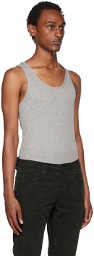 TOM FORD Grey Cotton Tank Top