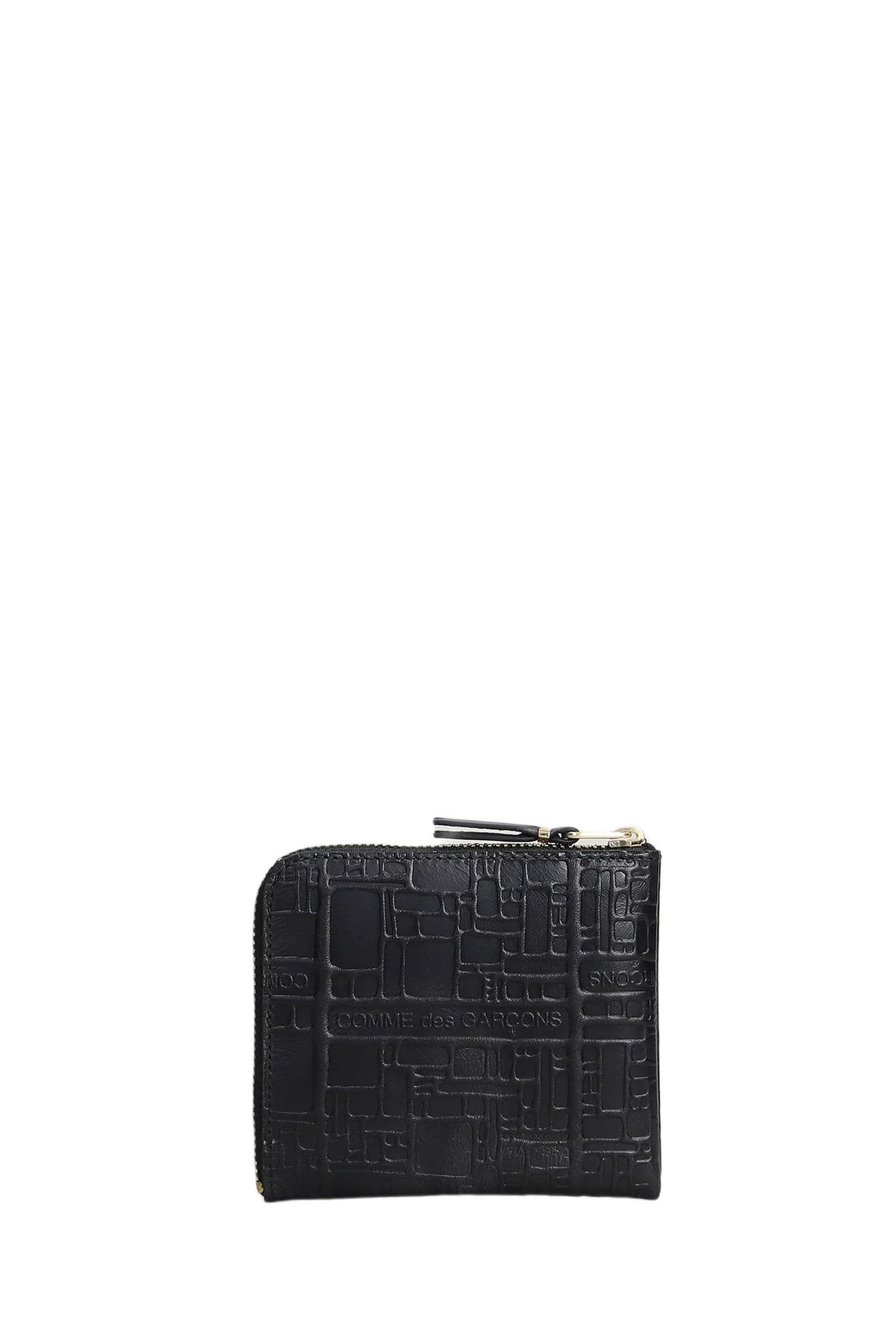 Comme des Garçons Wallet Wallet In Black Leather
