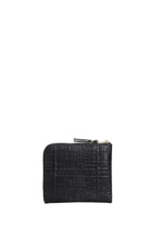Comme des Garçons Wallet Wallet In Black Leather