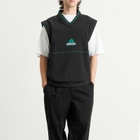 Adidas Men's Golf EQT Vest in Black/Equipment Green