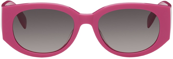 Photo: Alexander McQueen Pink Graffiti Sunglasses