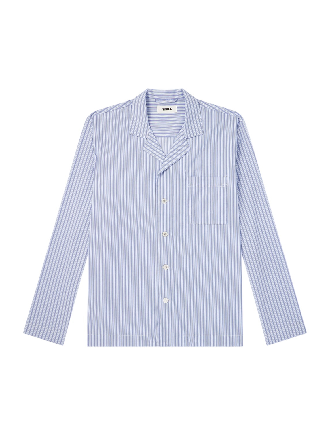 Tekla SSENSE Exclusive Blue AURALEE Edition Cotton Poplin Pyjama