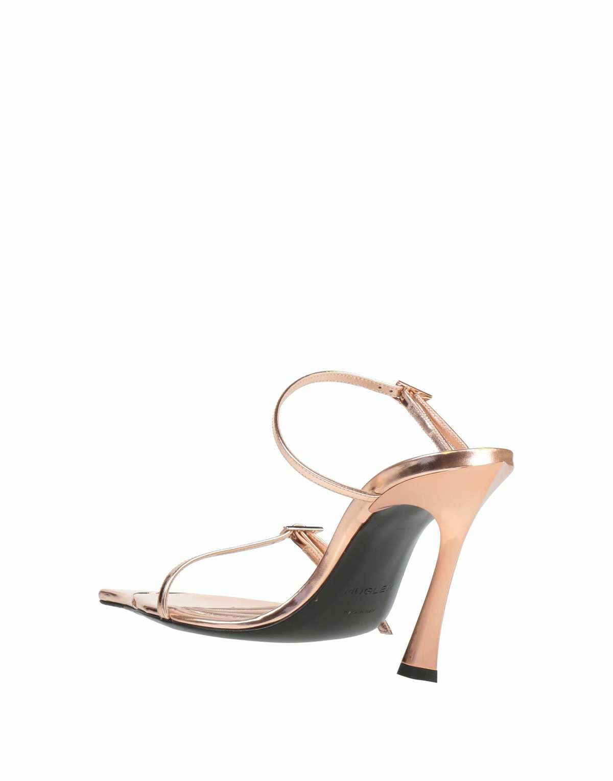 Mugler Womens Sandals in Rose gold