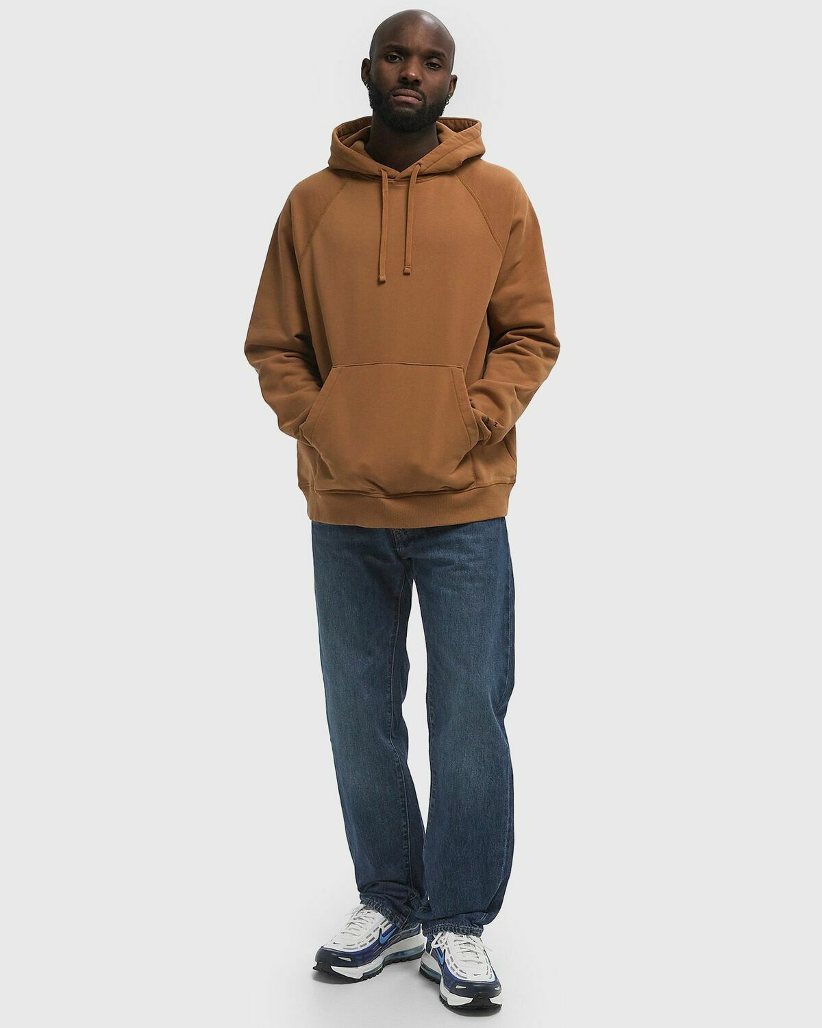 Barbour X Noah Hoodie Brown Mens Hoody Barbour