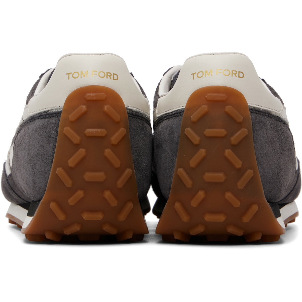 TOM FORD Gray Suede Mick Sneakers