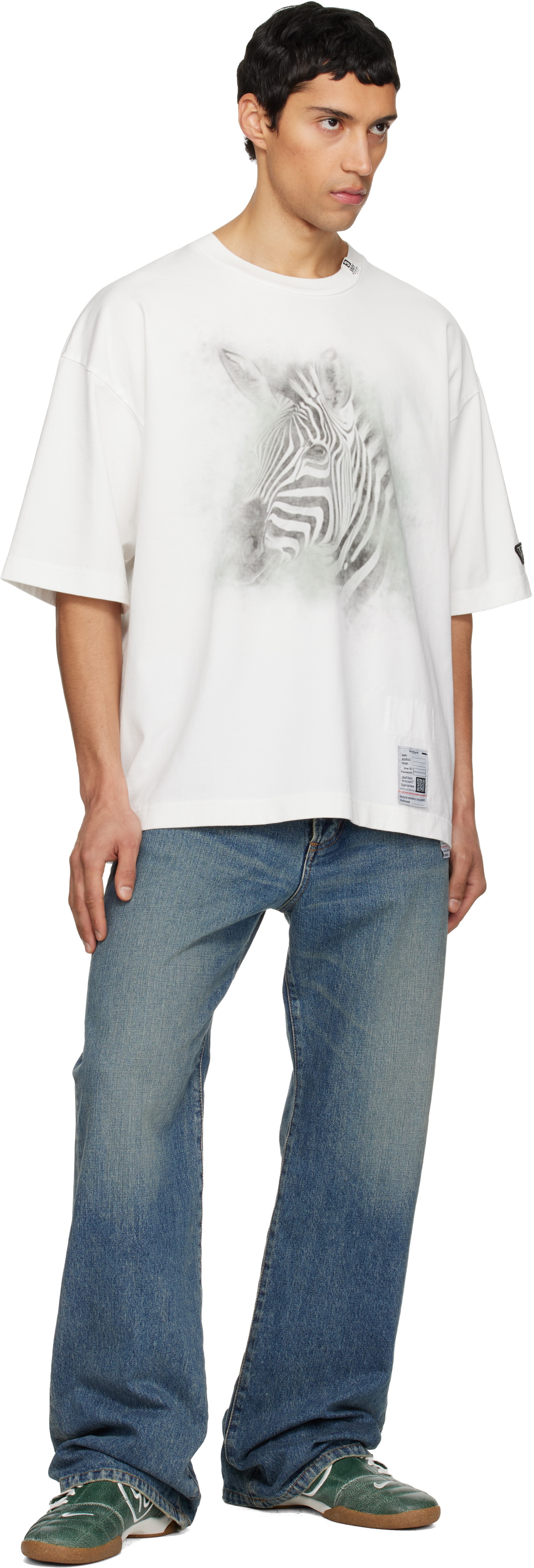 Maison MIHARA YASUHIRO Blue Flared Jeans