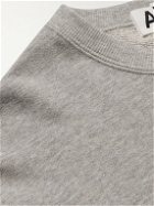 Aloye - Colour-Block Panelled Cotton-Jersey Sweater - Gray