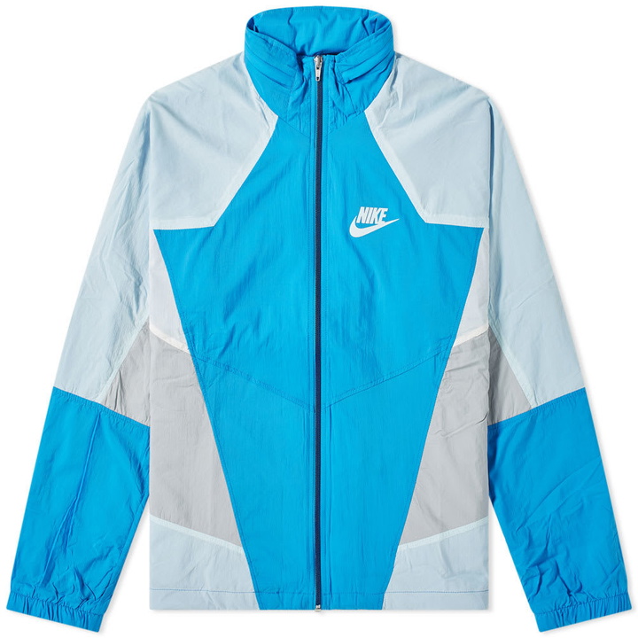 Photo: Nike Re-issue Woven Wind Jacket Photo Blue, Topaz Mist & Sail