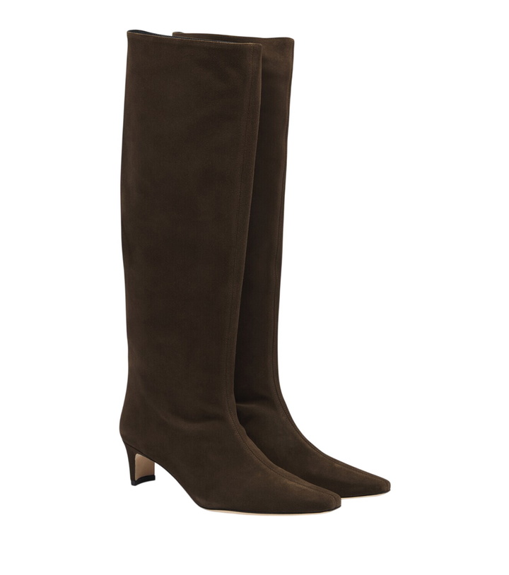 Photo: Staud Wally suede knee-high boots
