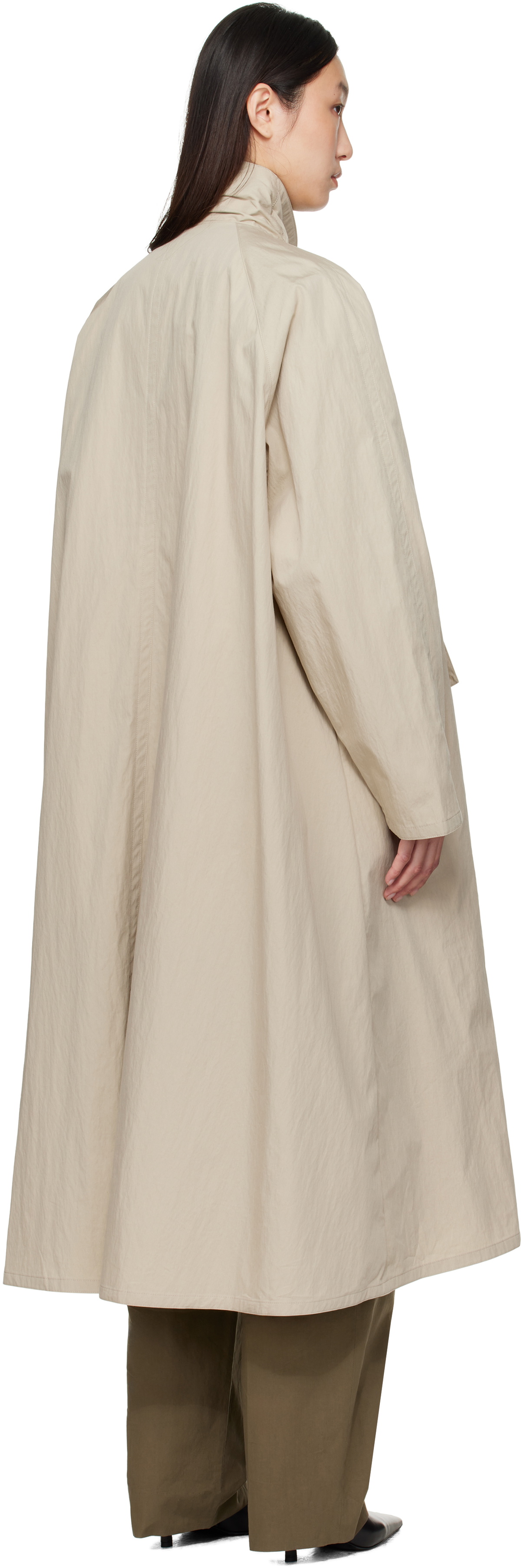LE17SEPTEMBRE Beige Scarf Trench Coat
