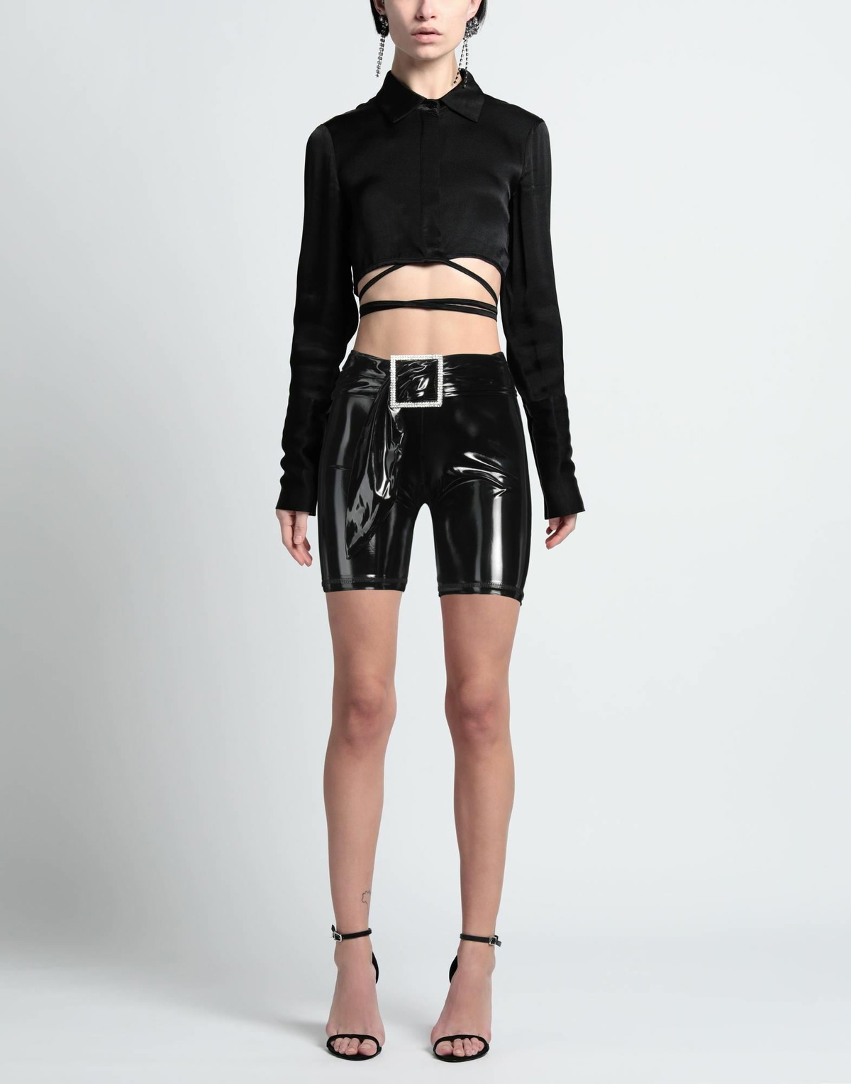 Aya Muse Womens Shorts & Bermuda Shorts in Black