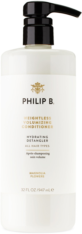 Photo: Philip B Weightless Volumizing Conditioner, 947 mL