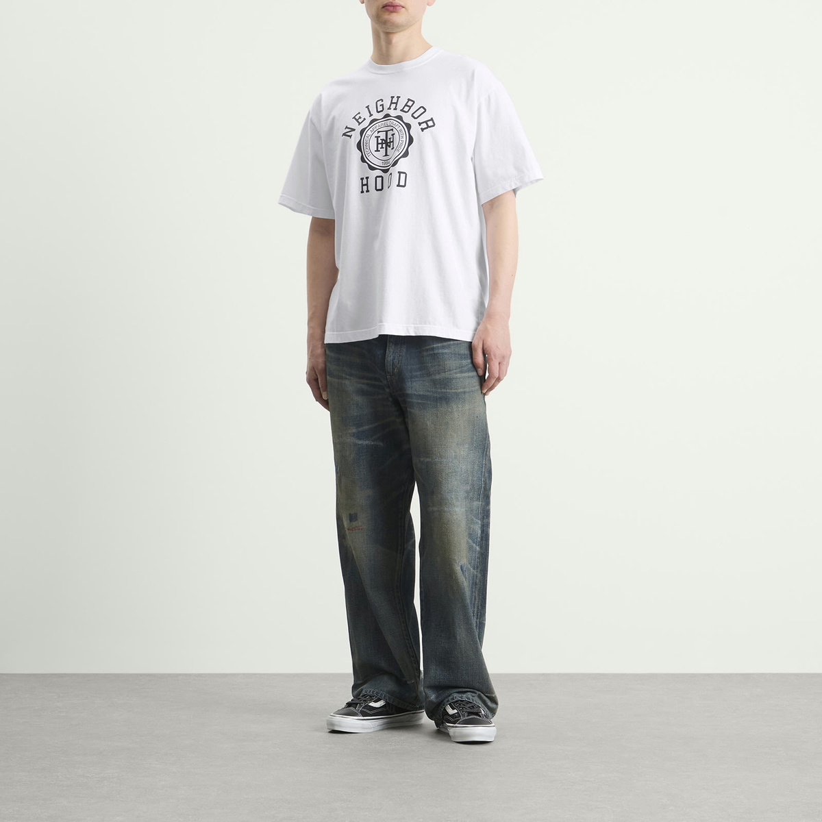 Neighborhood Men's SS-4 T-Shirt in White