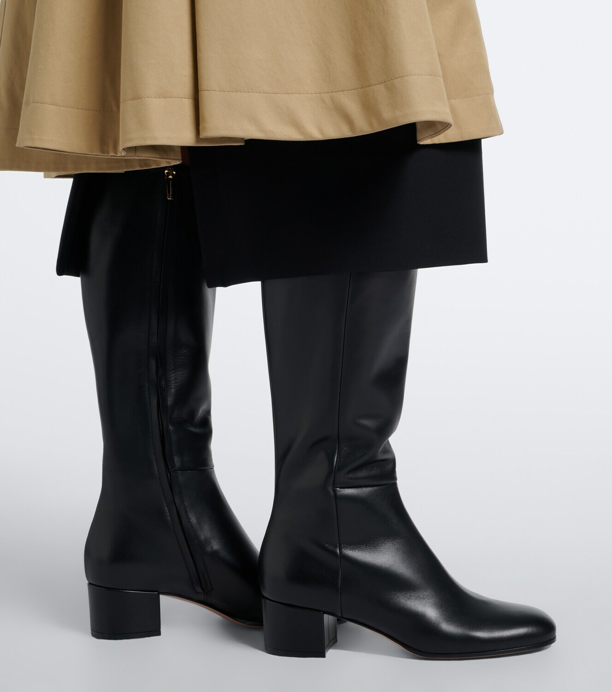 Gianvito Rossi Joelle leather knee-high boots