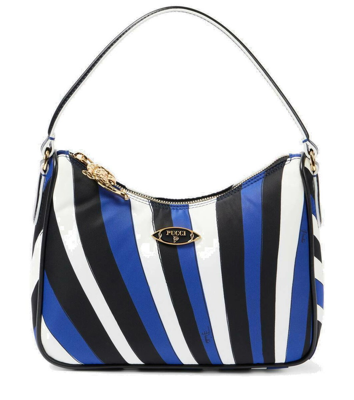 Photo: Pucci Yummy Iride canvas shoulder bag