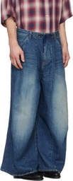 NEEDLES Blue H.D. Buggy Jeans