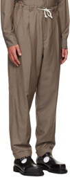 Magliano Brown Drawstring Trousers