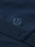 Lululemon - Straight-Leg 7" Striped Recycled-Mesh Tennis Shorts - Blue