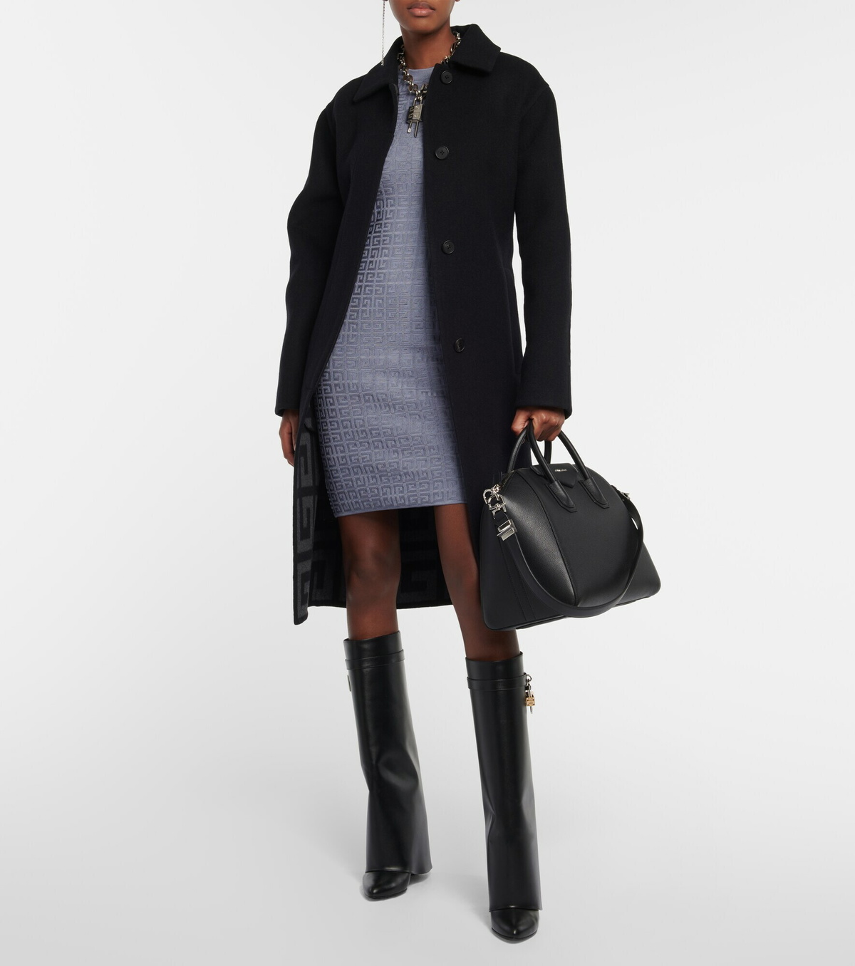 Givenchy - 4G jacquard knit minidress Givenchy