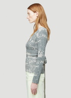 Eckhaus Latta Poison Wrap Top