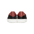 Fendi Black and White Suede Bag Bugs Sneakers