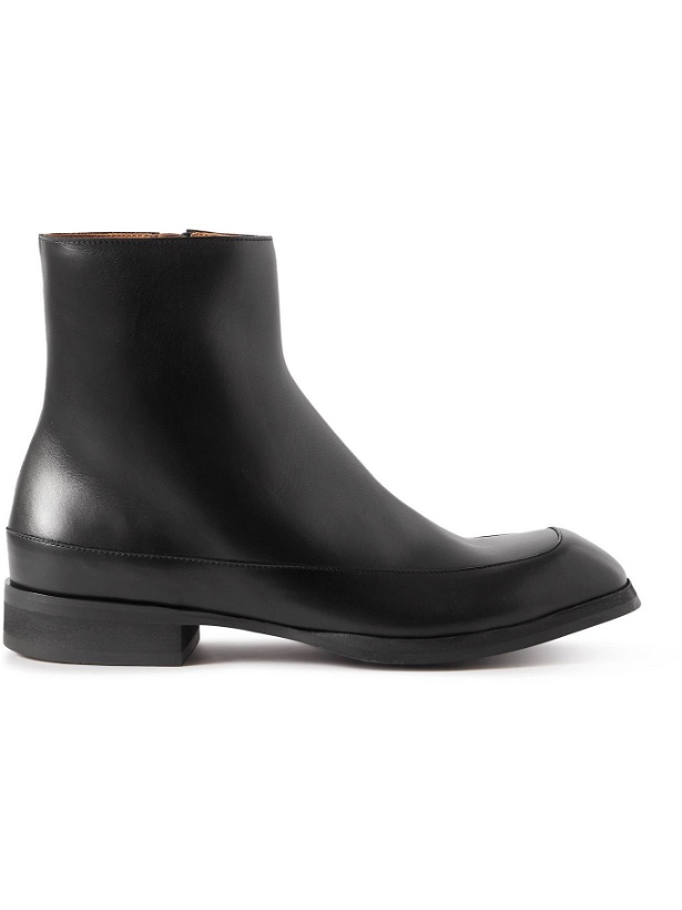 Photo: The Row - Garden Leather Boots - Black