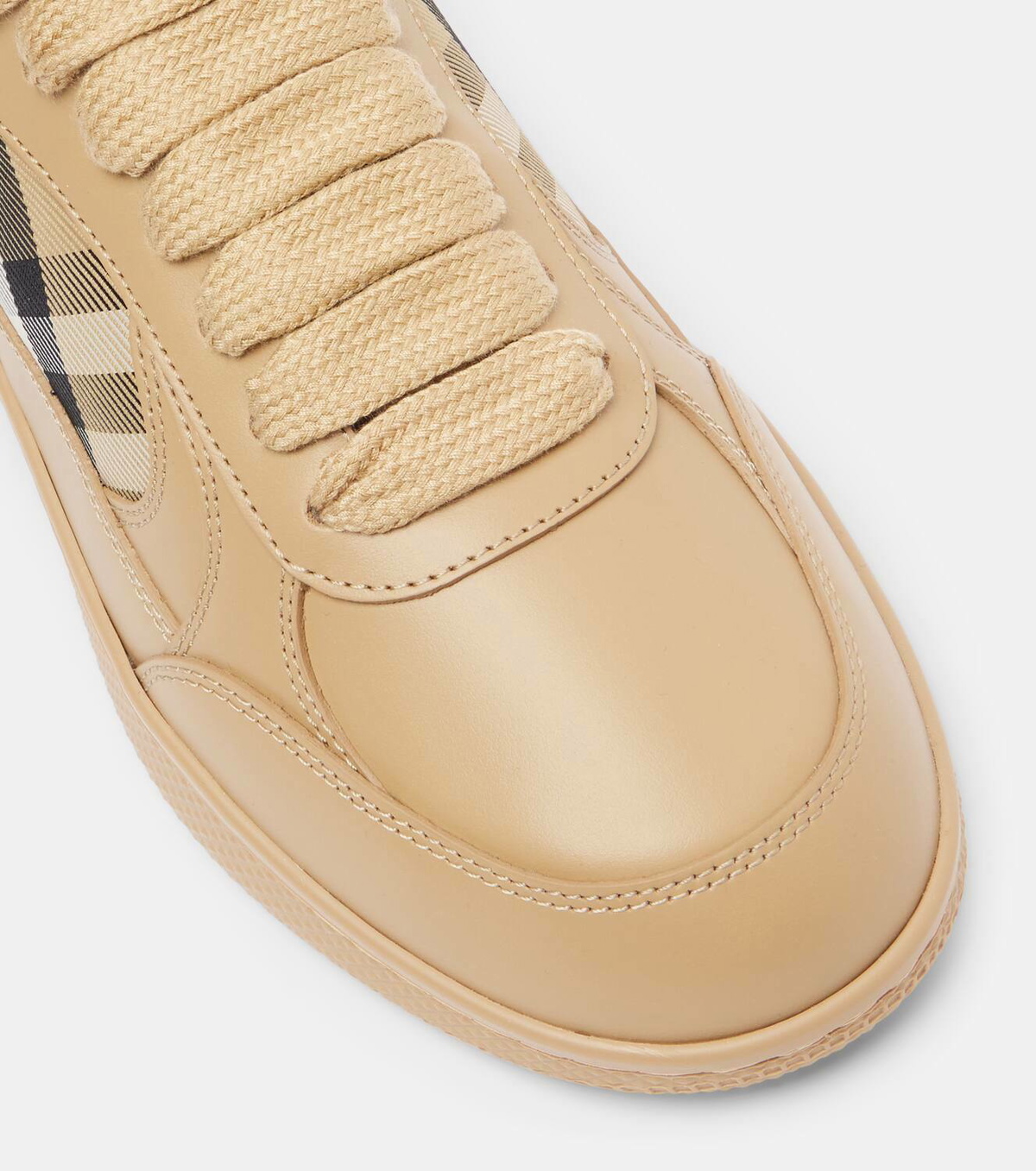 Burberry Burberry Check leather sneakers