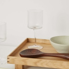 ferm LIVING Ripple White Wine Glasses - Set of 2 in Clear 