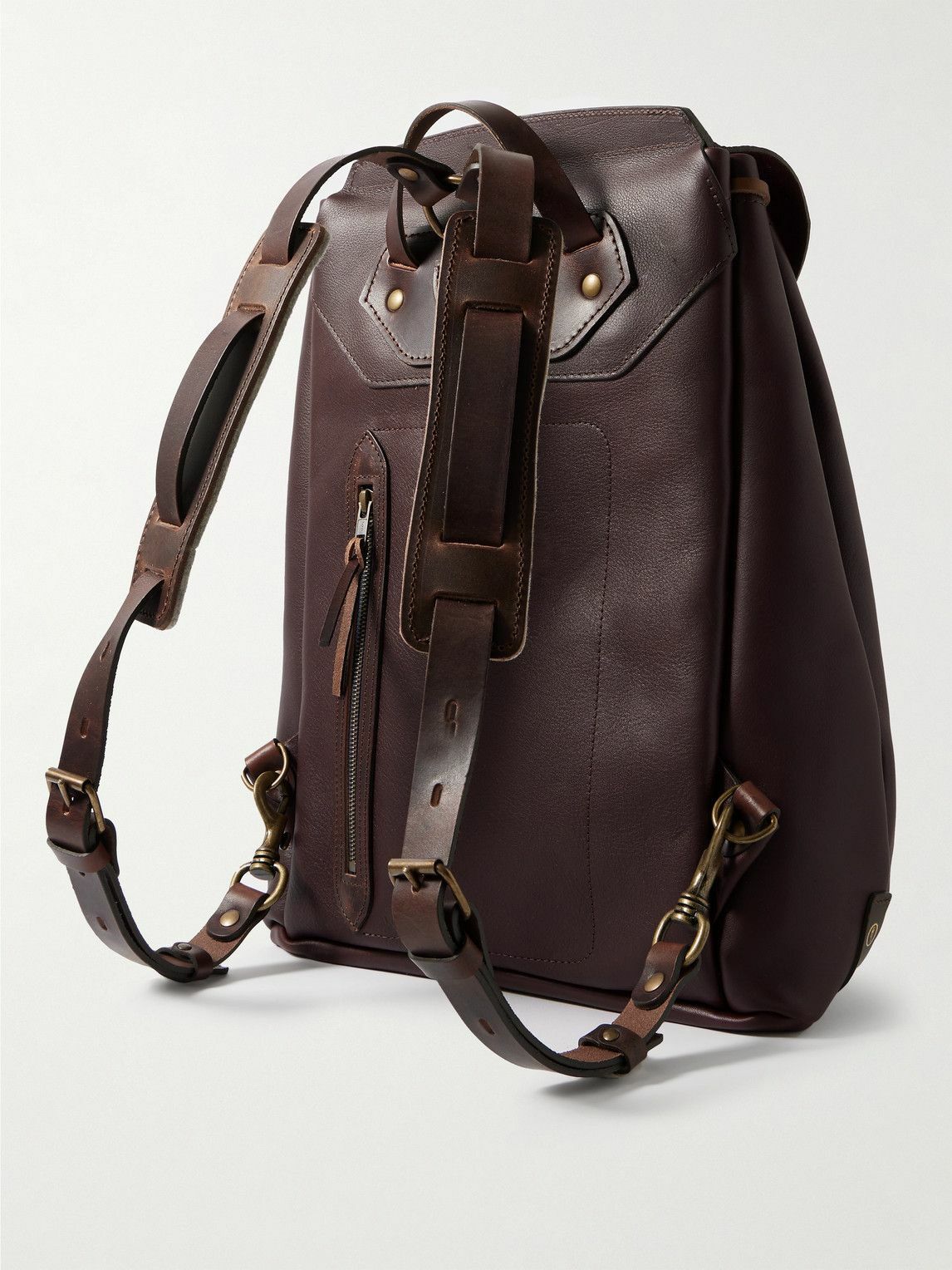Bleu de Chauffe - Zibeline Full-Grain Leather Backpack