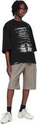 NAMESAKE Black Mayo Oversized 1900 T-shirt