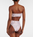 Pucci Iride bandeau bikini top