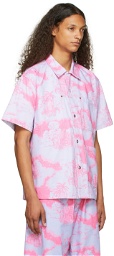 Vyner Articles Pink & Blue Hawaii Short Sleeve Shirt