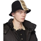 Gucci Black Logo Stripe Bucket Hat