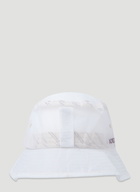 Mesh Bucket Hat in White