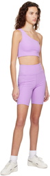 Girlfriend Collective Purple Bianca Sport Bra